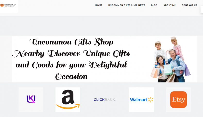 Uncommon Gifts Shop is Affiliate marketing Blog Website Create by UK Deb Professional SEO Expert Content Writer.