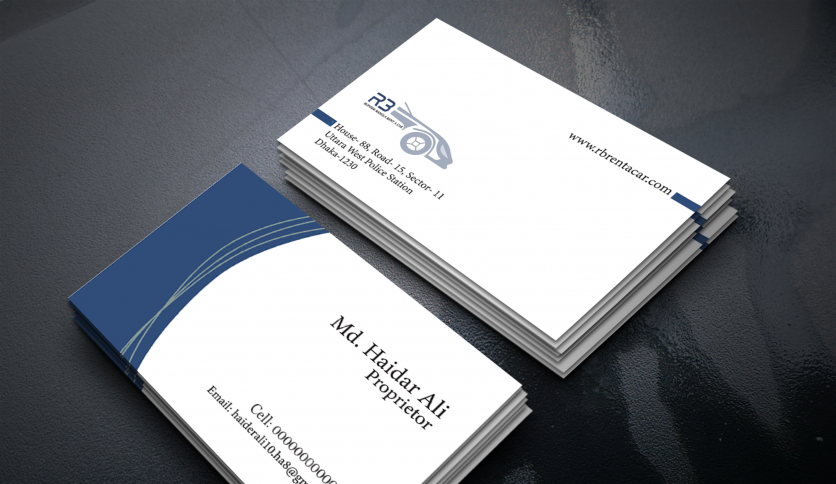 Creative business card design.