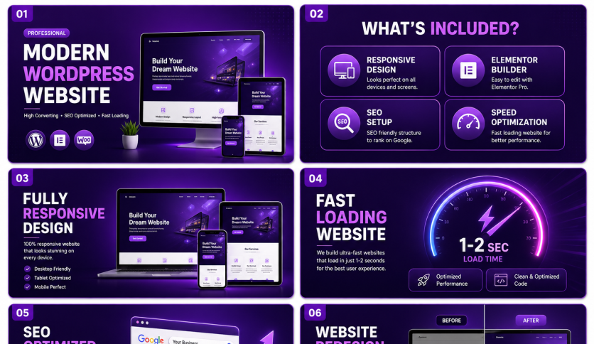 Modern WordPress Website Design