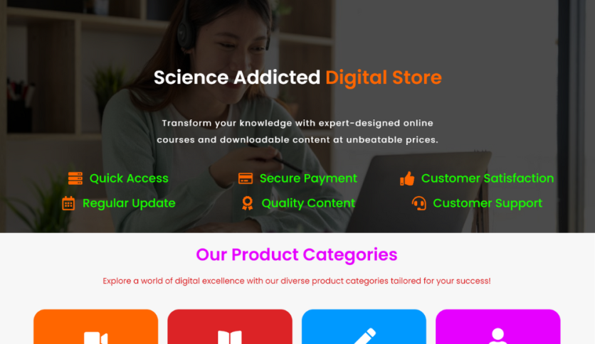 Digital Book Store Website With Download System