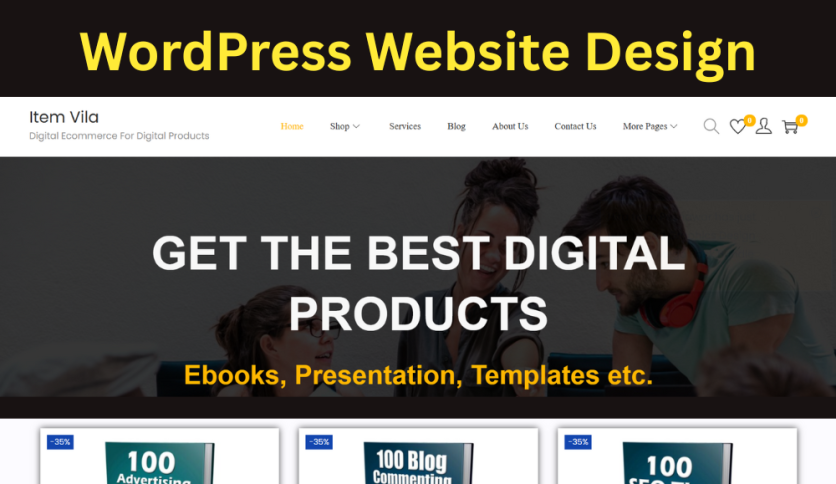 Digital Products Selling WordPress Website Design And Setup