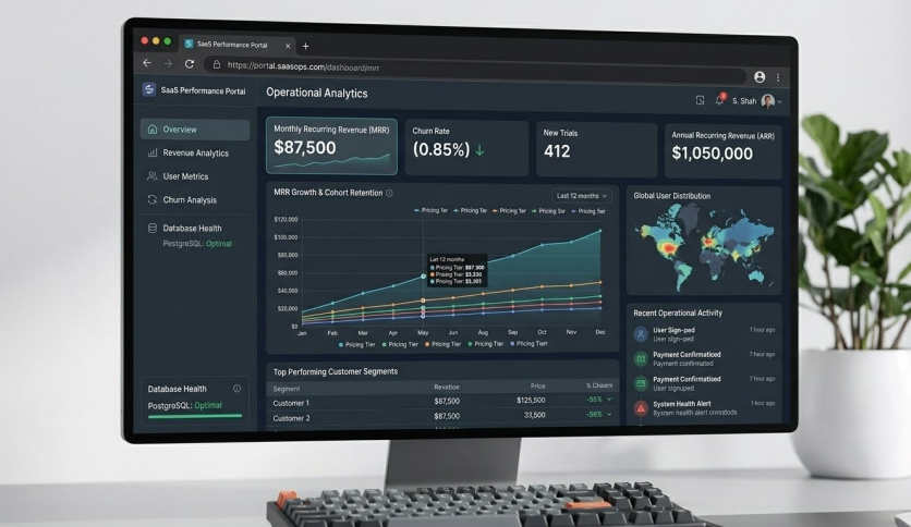 ProSync SaaS Analytics Dashboard