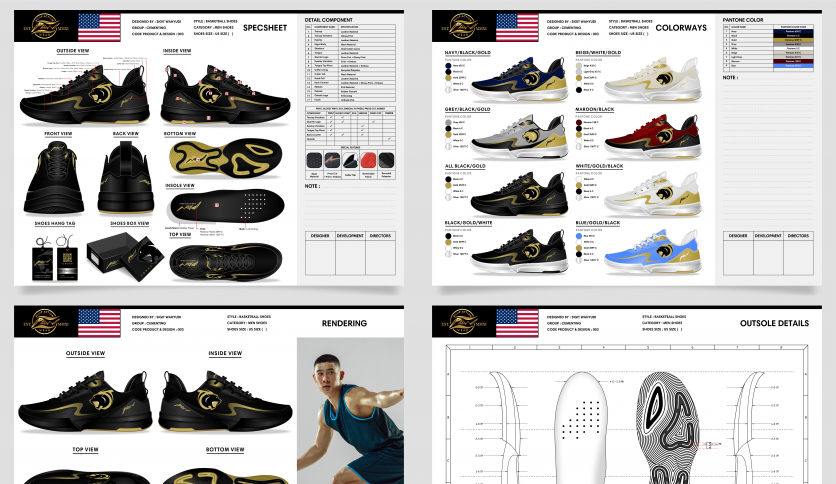 Men's Basketball Shoes Design