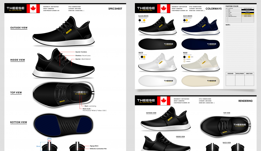 Men's Running Shoes Design