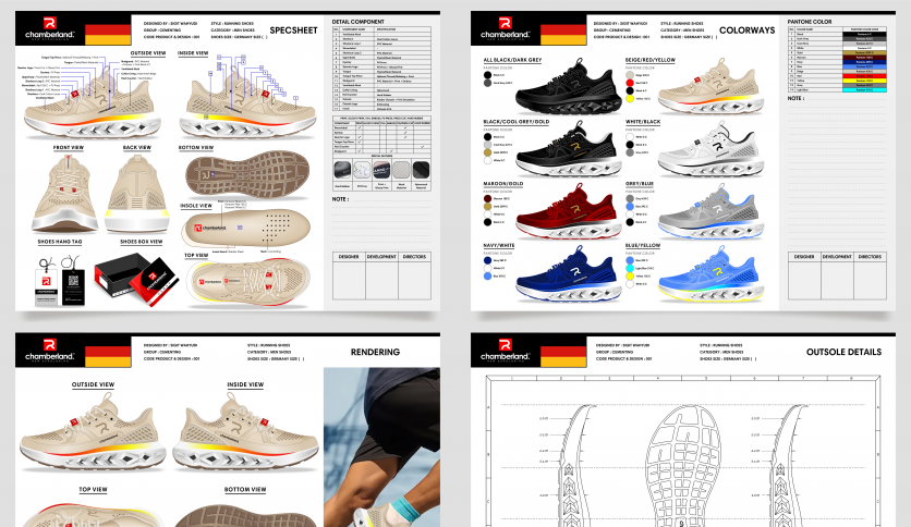 Men's Running Shoes Design
