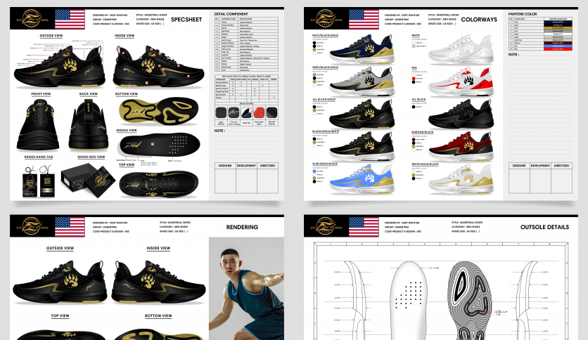 Men's Basketball Shoes Design