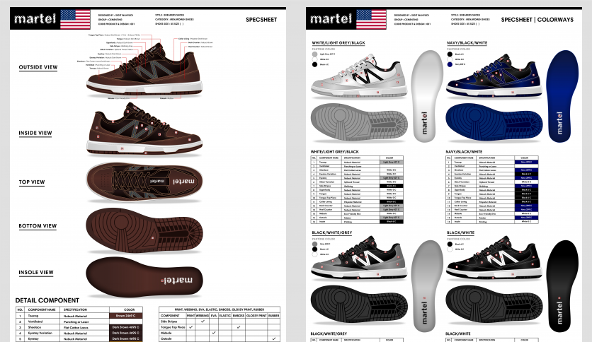 Men's Sneakers Shoes Design