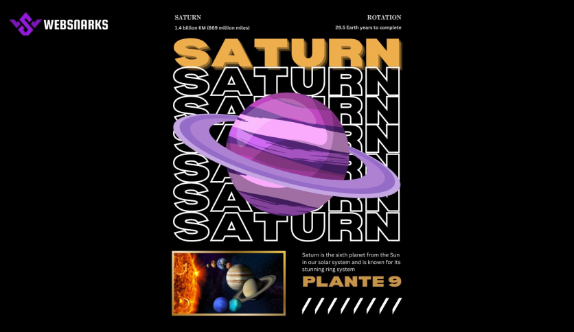 Saturn T-Shirt Printing Design