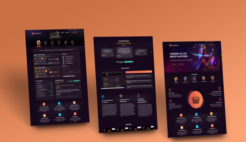 Boost Royal - Website Development