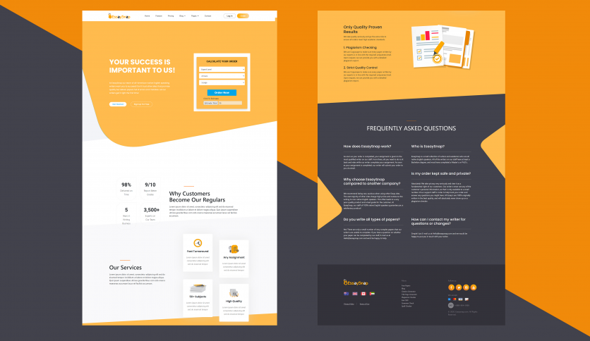 EassySnap - Website Development