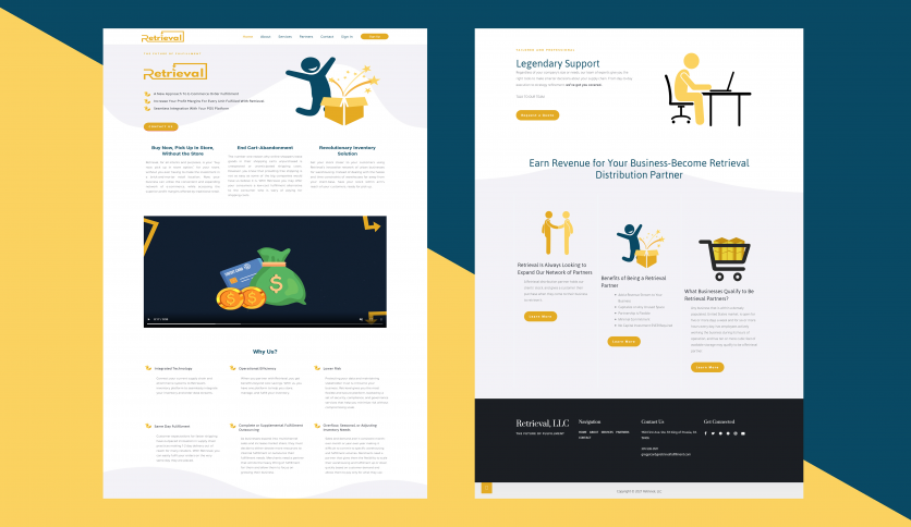 Retrieval Fulfillment - WordPress Developed