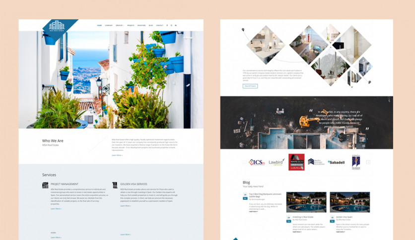 MSA Real Estate - Website Creation