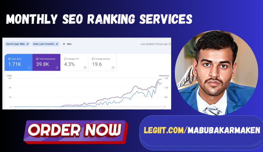 Monthly SEO Growth Plan | Boost Rankings & Traffic