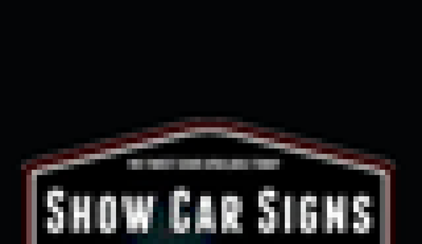 Show Car Sign