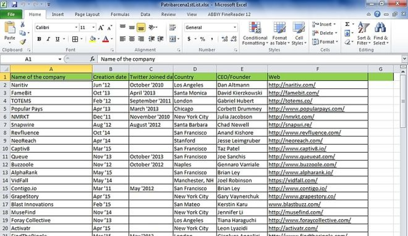 B2B Lead Generation & Web Research Sample Project