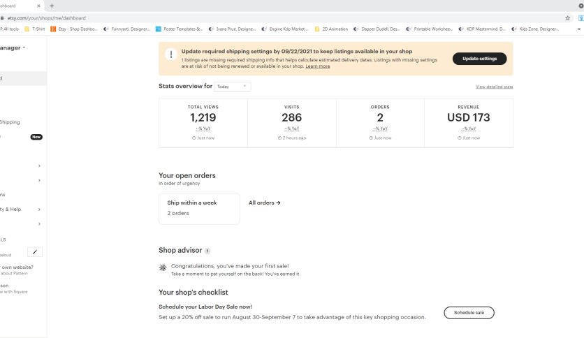ETSY Store Management and  Product Listing