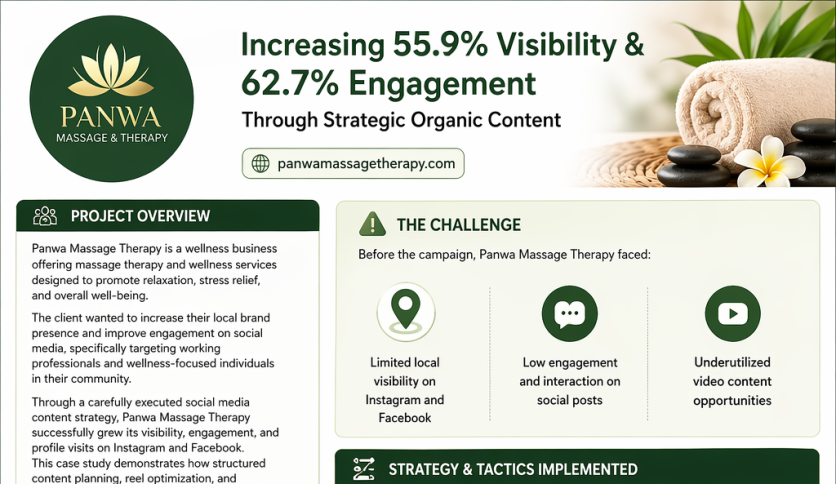 Social Media Marketing for Panwa Massage Therapy