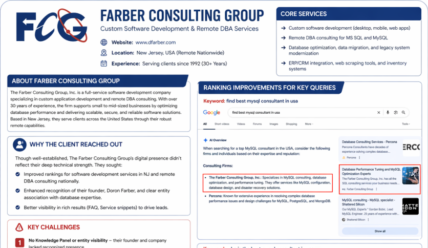 AEO/GEO for Farber Consulting Group