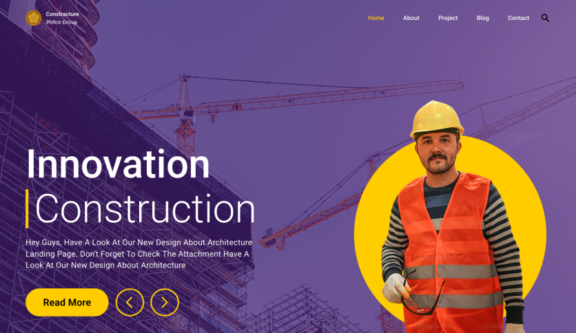 Wordpress Phlox Theme Ui Design
