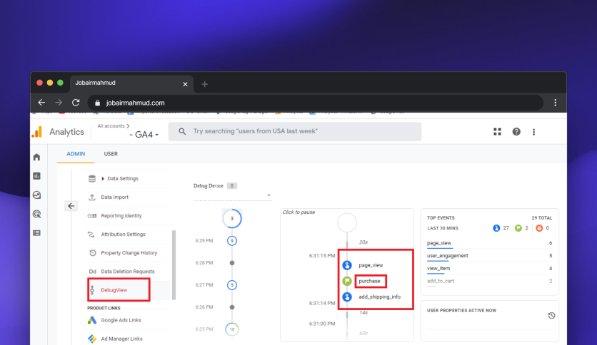 Google Analytics 4 (GA4) Ecommerce Tracking with Google Tag Manager (GTM) By Jobair Mahmud