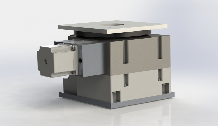 Rotating table for scanner