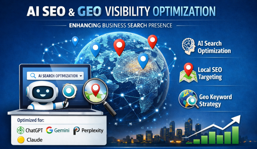 AI SEO & GEO Visibility Optimization
