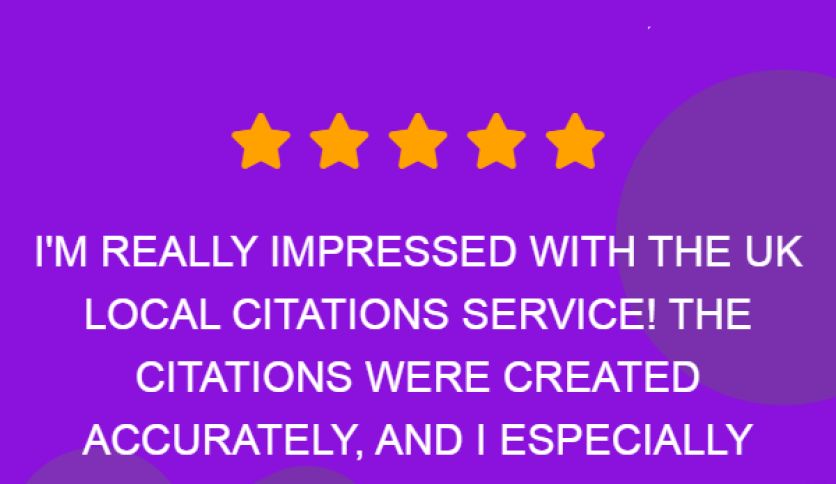UK Local Citations Feedback