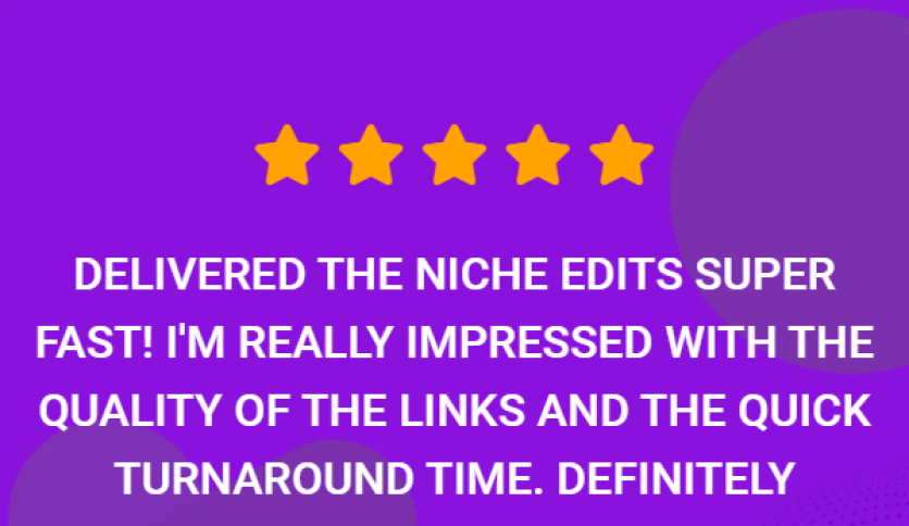 Niche Edits Project 3