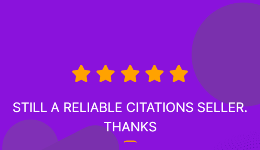 Google Map Citations
