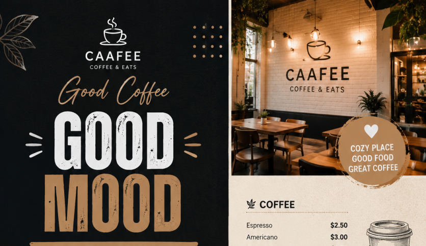 cofee shop flyer design