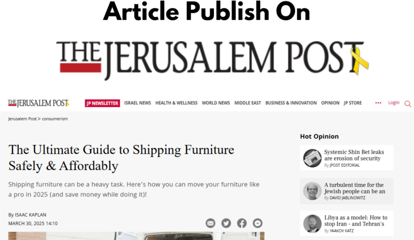 Publish article on "Jpost"